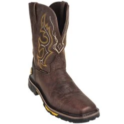 Justin Boots: Men's SE4624 Rustic Barnwood Hybred EH Cowboy Boots 11 Justin Boots: Men's SE4624 Rustic Barnwood Hybred EH Cowboy Boots -BootHaven Store justin wk4624 p 01