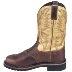 Justin Boots: Men's SE4660 Brown Stampede Cowboy Boots -BootHaven Store justin wk4660 080 i 01