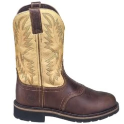 Justin Boots: Men's SE4660 Brown Stampede Cowboy Boots -BootHaven Store justin wk4660 080 o 01