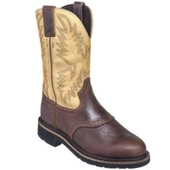 Justin Boots: Men's SE4660 Brown Stampede Cowboy Boots -BootHaven Store justin wk4660 080 p 01