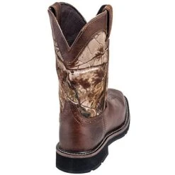 Justin Boots: Men's SE4676 RealTree Square Toe Cowboy Boots -BootHaven Store justin wk4676 b 01