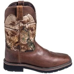 Justin Boots: Men's SE4676 RealTree Square Toe Cowboy Boots -BootHaven Store justin wk4676 o 01