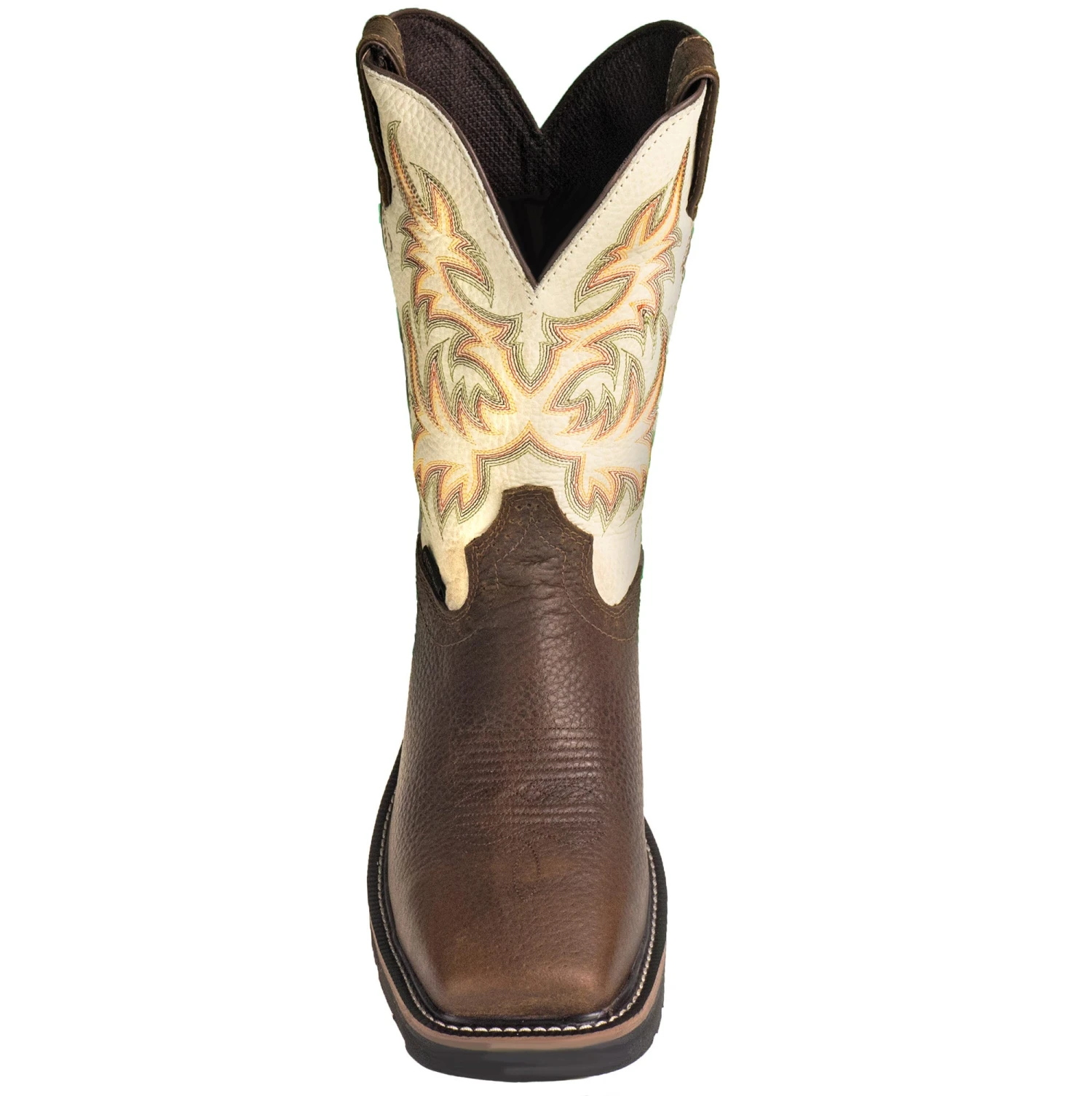Justin Boots: Men's SE4684 Steel Toe EH White Cowhide 11-Inch Cowboy Work Boots 8 Justin Boots: Men's SE4684 Steel Toe EH White Cowhide 11-Inch Cowboy Work Boots - Image 6