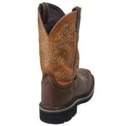 Justin Boots: Men's SE4812 Tan Composite Toe EH Non-Metallic Stampede Work Boots -BootHaven Store justin wk4812 090 b 01