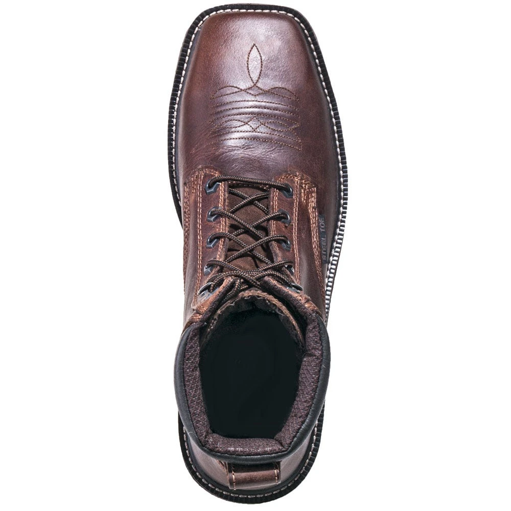 Justin Boots: Men's SE682 Steel Toe 8-Inch EH Stampede Work Boots 4 Justin Boots: Men's SE682 Steel Toe 8-Inch EH Stampede Work Boots - Image 2