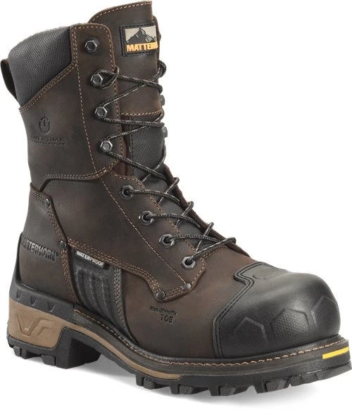 Matterhorn Boots: Men's MT2560 Brown 8” Maximus 2.0 Composite Toe Waterproof Logger Work Boot 3 Matterhorn Boots: Men's MT2560 Brown 8” Maximus 2.0 Composite Toe Waterproof Logger Work Boot
