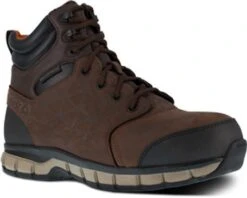 Reebok Boot: Men's RB4606 Brown Sublite Cushion EH Composite Toe Slip Resistant Waterproof Work Boot 10 Reebok Boot: Men's RB4606 Brown Sublite Cushion EH Composite Toe Slip Resistant Waterproof Work Boot -BootHaven Store rb4606 expand