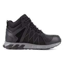 Reebok Footwear: Men's RB3401 Trailgrip Hitop Black Grey Waterproof Boots -BootHaven Store reebok rb3401 trailgrip work left 01