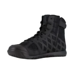 Reebok Boots: Men's RB7120 Black 6 Inch Nano Tactical EH Soft Toe Work Boot -BootHaven Store reebok rb7120 nano tactical 03