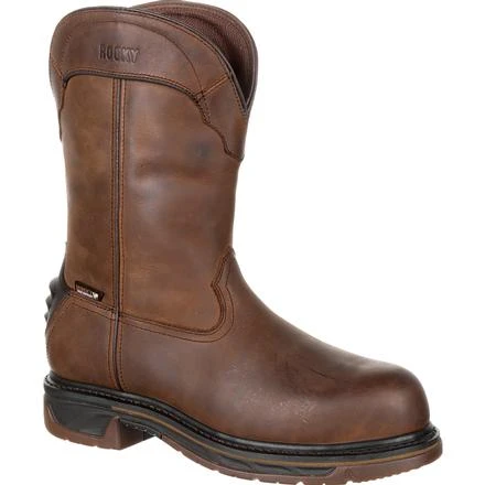 Rocky Footwear: Men's RKW0247 Waterproof Composite Toe Iron Skull Western Boots 6 Rocky Footwear: Men's RKW0247 Waterproof Composite Toe Iron Skull Western Boots - Image 4