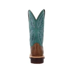 Rocky Boots: Men's RKW0406 Teal Soft Toe 12" Tall Oaks Western Pull On Boot 13 Rocky Boots: Men's RKW0406 Teal Soft Toe 12" Tall Oaks Western Pull On Boot -BootHaven Store rkw0406 1edit