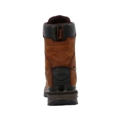 Rocky Boots: Men's RKW0407 Dark Brown Composite Square Toe Rams Horn Western Boot -BootHaven Store rkw0407 1edit
