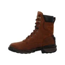 Rocky Boots: Men's RKW0407 Dark Brown Composite Square Toe Rams Horn Western Boot -BootHaven Store rkw0407 4edit