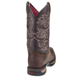Rocky Boots: Men's Steel Toe 6654 EH Waterproof Cowboy Boots -BootHaven Store rocky fq6654 b 01