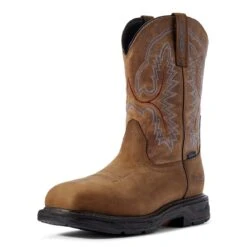 Ariat Boots: Men's 10031474 Distressed Brown WorkHog XT Waterproof Work Boot 11 Ariat Boots: Men's 10031474 Distressed Brown WorkHog XT Waterproof Work Boot -BootHaven Store s20 mns work couto 10031474 3 4 front