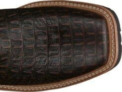 Justin Boots: Men's SE4833 Brown Composite Square Toe Derrickman Cowboy Work Boot -BootHaven Store se4833 617x563 top