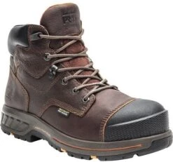 Timberland Pro Boots: Men's A1VXG Brown Helix HD Composite Toe Met Guard Work Boot
