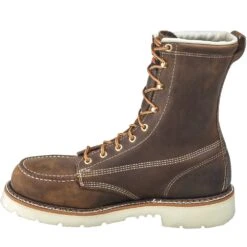 Thorogood Boots: Men's Steel Toe 804-4378 EH USA-Made Brown Work Boots -BootHaven Store thorogood 804 4378 i 01 1