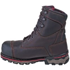 Timberland Pro Boots: Men's TB0A128P 214 Brown Waterproof Insulated Composite Toe Boots -BootHaven Store timberland 128p i 01