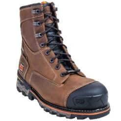 Timberland PRO Boots: Men's Brown 92671 Boondock EH Composite Toe Boots -BootHaven Store timberland 92671 p 01