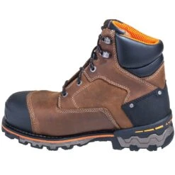 Timberland PRO Boots: Men's Brown 92673 Boondock 6" EH Waterproof Boots -BootHaven Store timberland 92673 i 01