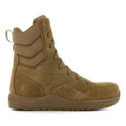 Volcom Boots: Men's VM30702 Coyote Composite Toe Stone Force Skate-Inspired 8" Side Zipper Tactical Boot -BootHaven Store volcom vm30702 stone force 01edit