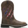 Wolverine Boots: Men's 201218 Brown Flag Rancher Claw Waterproof Steel Toe Pull On Work Boot -BootHaven Store w201218 1