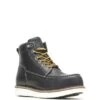 Wolverine Boots: Men's W200147 Black Soft Toe I-90 Durashocks 6" Work Boot -BootHaven Store wbsm w201143 082720 f20 045edit