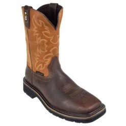 Justin Boots: Men's Actuator SE4300 ESD Composite Toe Work Boots -BootHaven Store wk4300 1