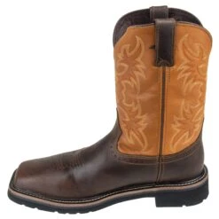 Justin Boots: Men's Actuator SE4300 ESD Composite Toe Work Boots -BootHaven Store wk4300 4