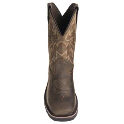 Wolverine Boots: Men's 10702 Steel Toe EH Pull On Rancher Boots -BootHaven Store wolverine 10702 f 01